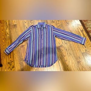 Etro Long Sleeve Dress Shirt - Size 40 (15.5)